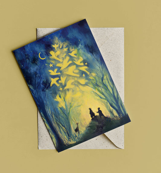 A/ Kerstkaart Lichtpad